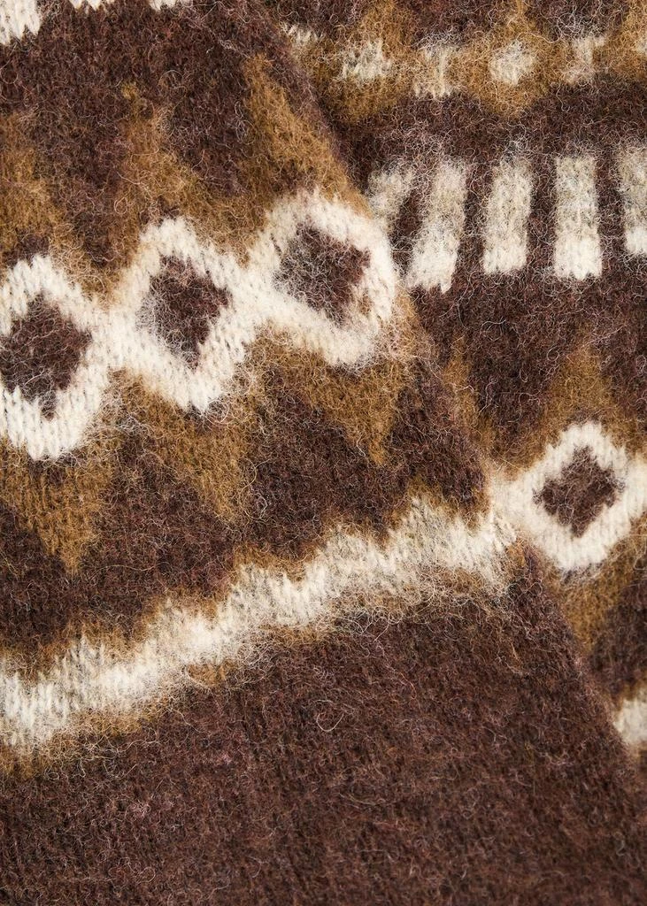 YMC YOU MUST CREATE Jets Fair Isle wool jumper 5