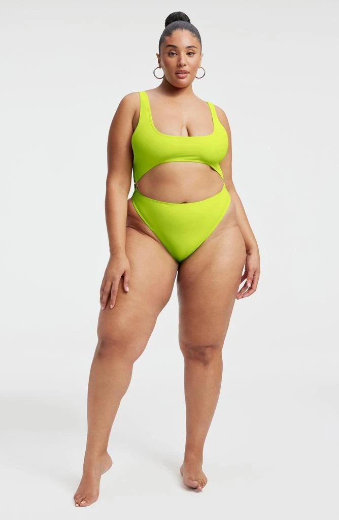 Good American Always Fits Cutout One-Piece Swimsuit 9