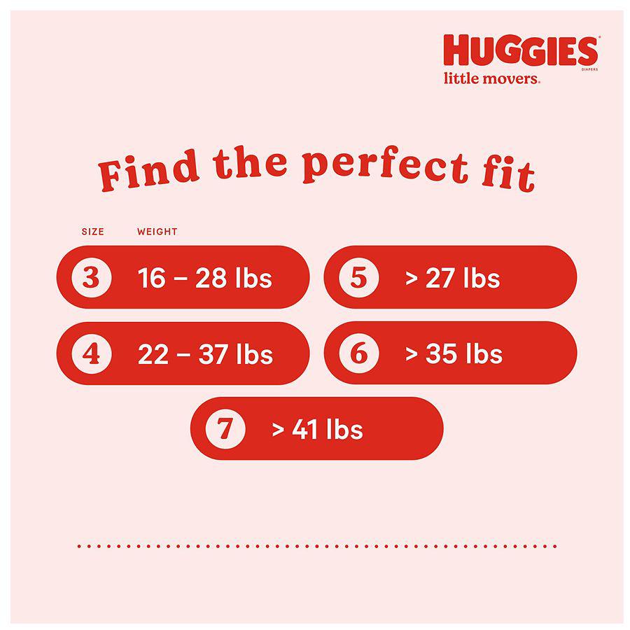 Huggies Baby Diapers Unscented, Size 3 (16-28 lbs)