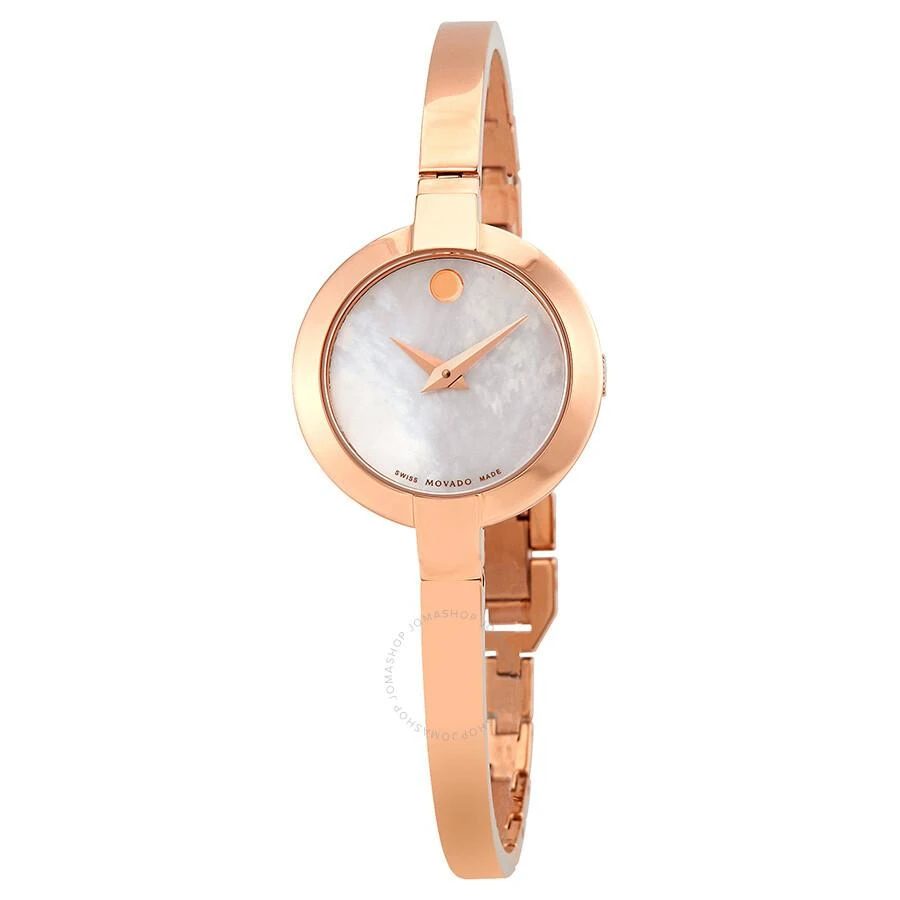 Movado Bela White Mother of Pearl Dial Ladies Watch 0607082 1