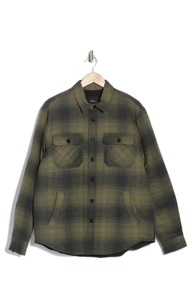Rails Worthing Plaid Cotton Shirt Jacket 3