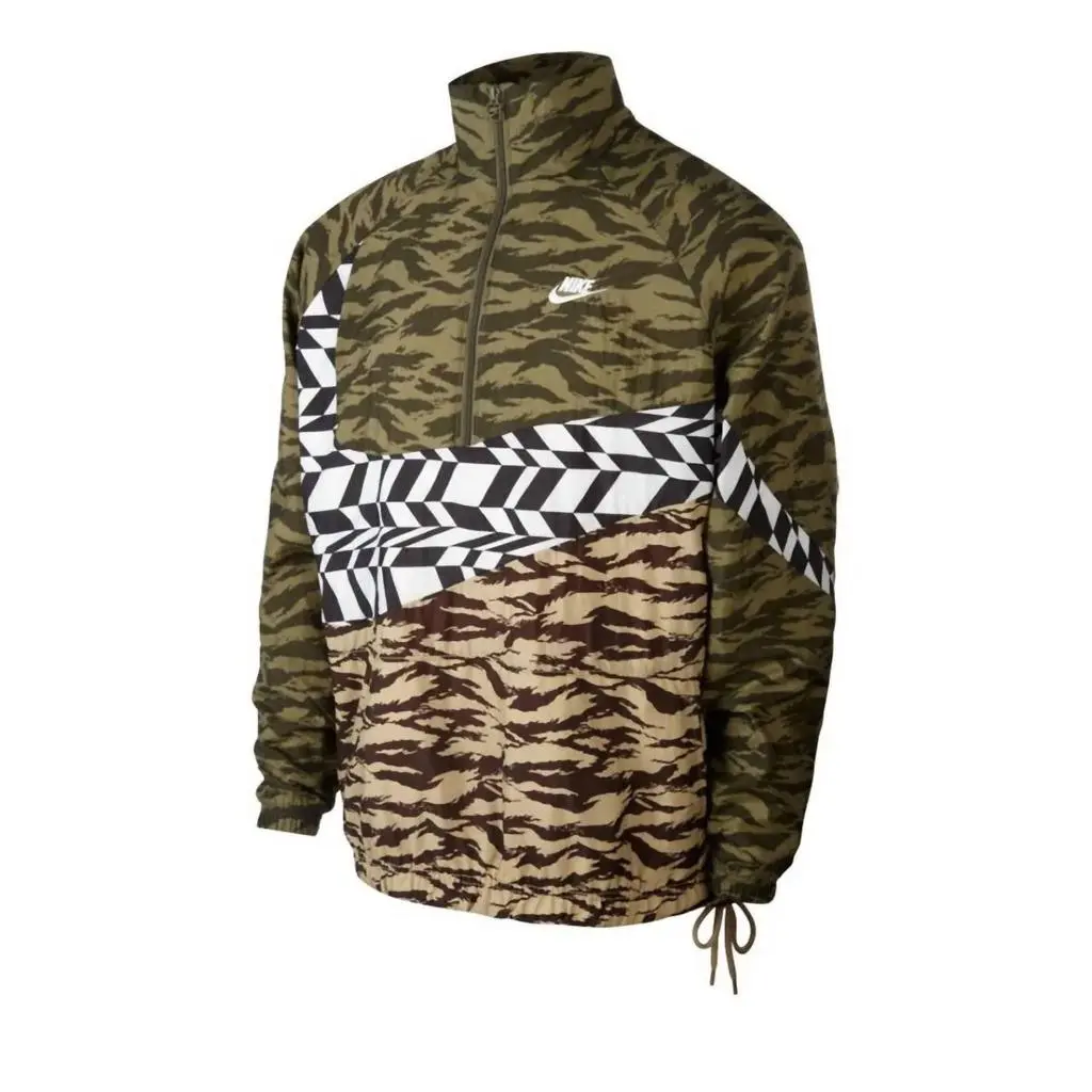 NIKE Nike - Men's Swoosh Woven Half-zip Jacket