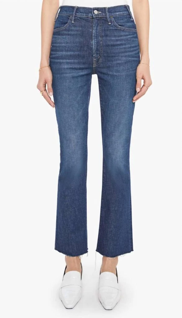 MOTHER Mother - The Hustler Flood Fray Jeans