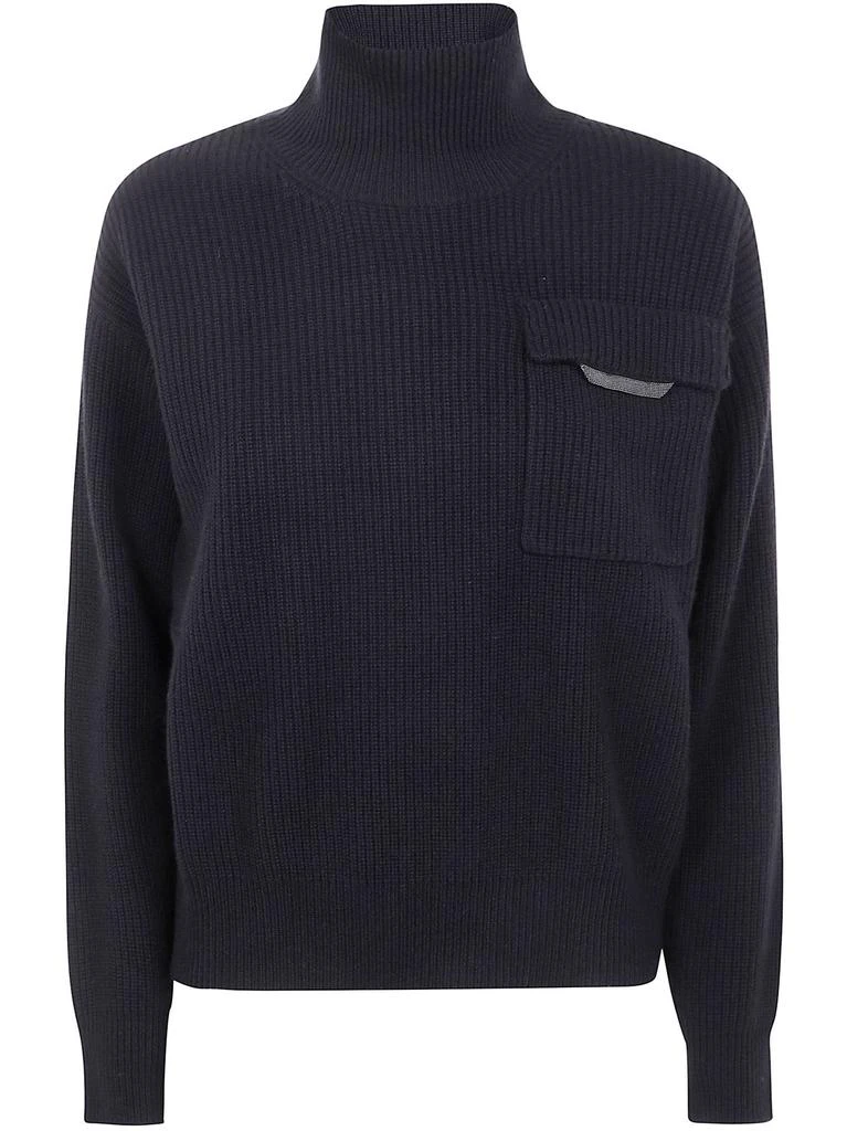 Brunello Cucinelli Brunello Cucinelli Long-Sleeved Turtleneck Sweater from Cettire