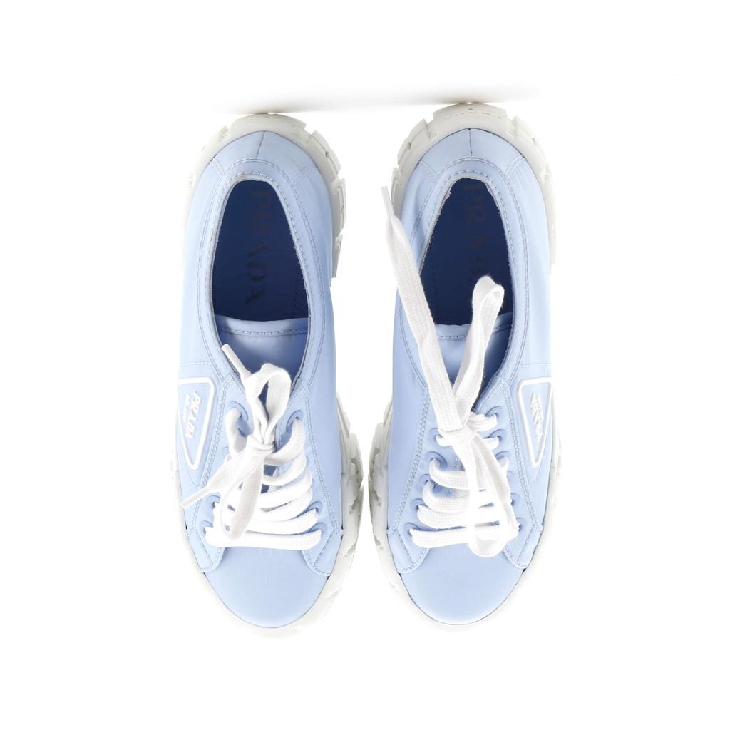 Prada Women's Double Wheel Platform Sneakers Nylon