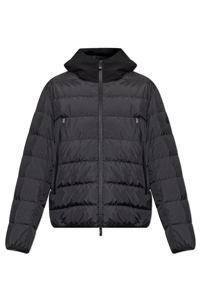 Moncler Moncler Logo Patch Zip-Up Padded Jacket