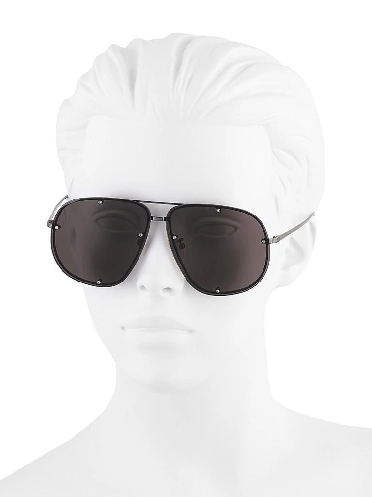 Alexander McQueen Studs 64MM Pilot Sunglasses - Accessories  display picture 1