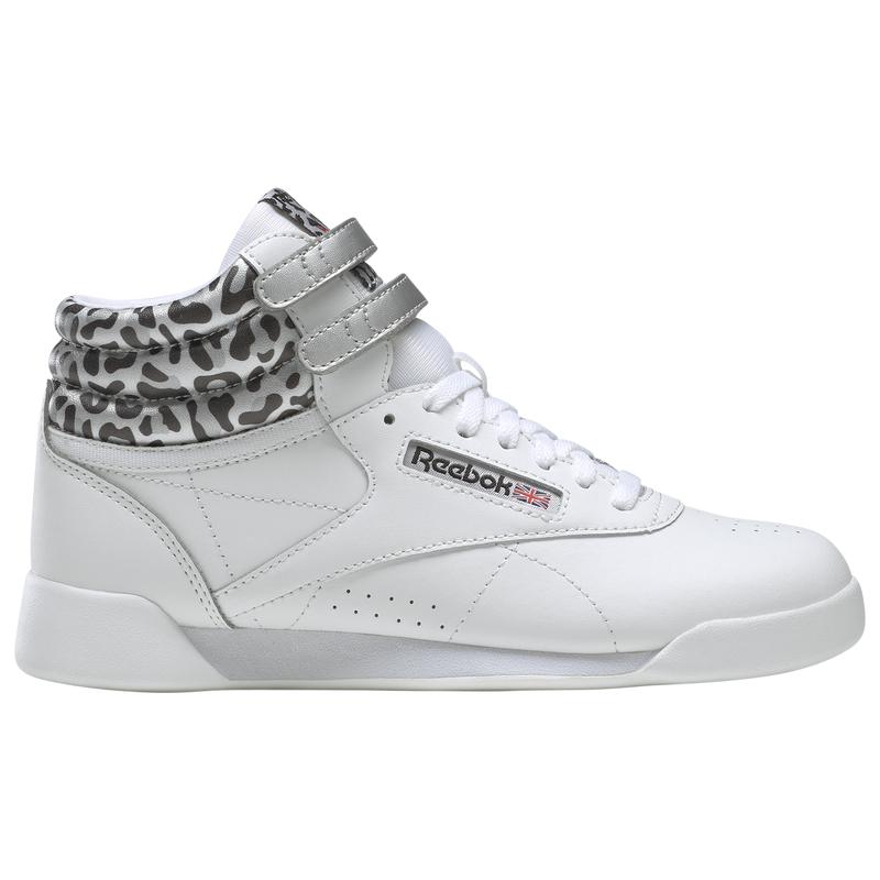 Reebok Reebok Freestyle HI Snow Leopard Girls Grade School Baby Kids Free Shipping BeyondStyle