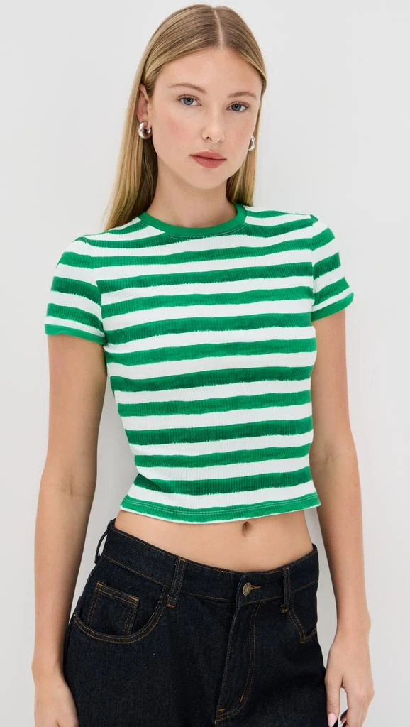 Alice + Olivia Tess Crew Neck Tee 1