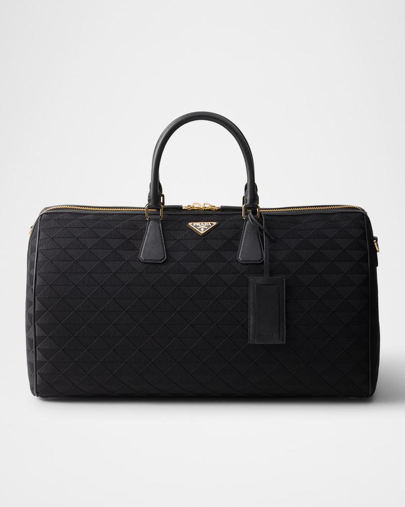 Prada Prada Logo Printed Zipped Tote Bag - Tote Bags