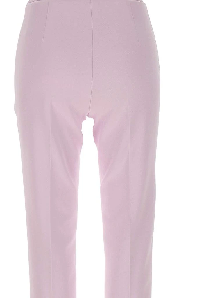 ELISABETTA FRANCHI Elisabetta Franchi Logo Plaque Crêpe Slim Fit Trousers 4