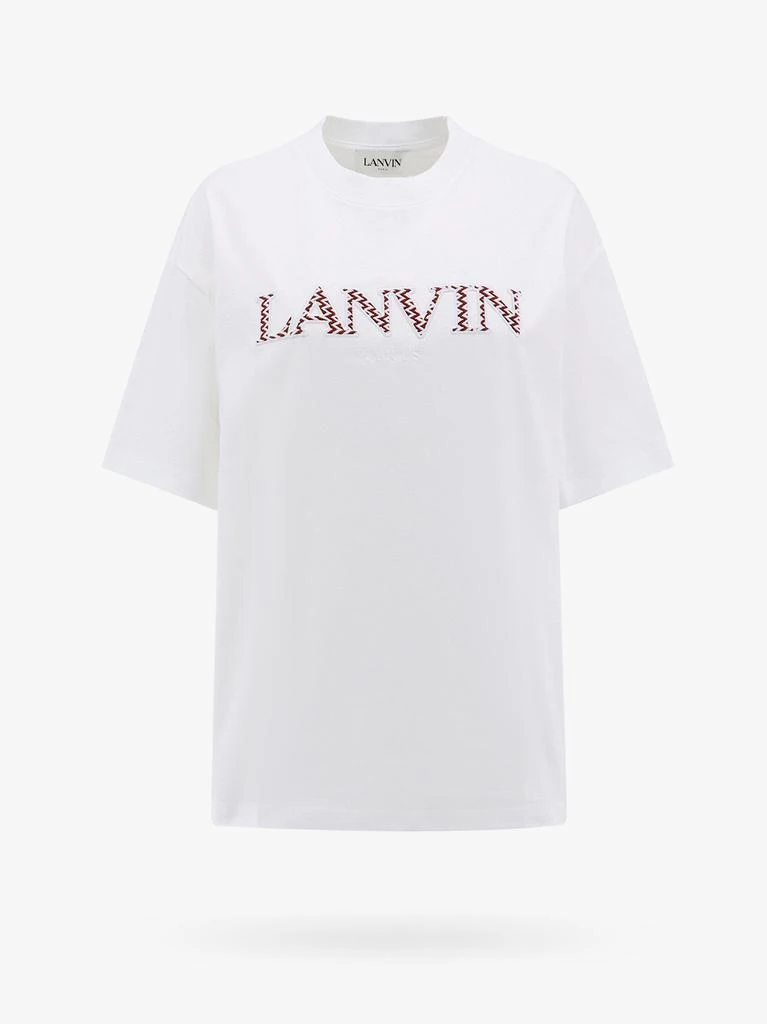 Lanvin Cotton t-shirt with lanvin patch 1