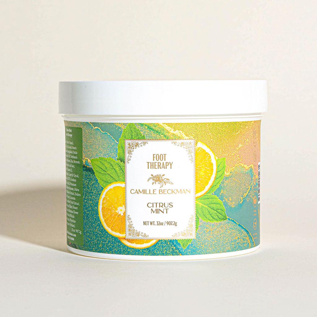 Camille Beckman Foot Cream 32oz Foot Therapy - Citrus Mint