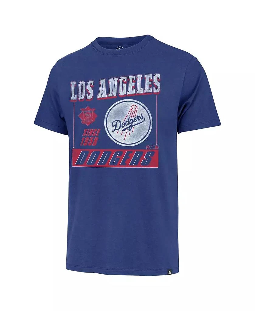 '47 Brand Men's Royal Los Angeles Dodgers Outlast Franklin T-Shirt 3