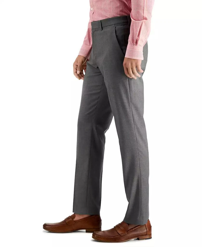 Perry Ellis Men's Slim-Fit Non-Iron Performance Stretch Heathered Dress Pants 3