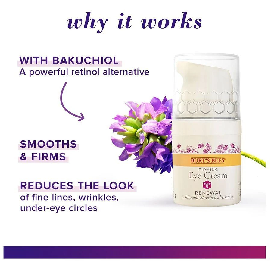 Burt's Bees Renewal Firming Eye Cream with Bakuchiol Natural Retinol Alternative Bakuchiol Natural Retinol Alternative 8