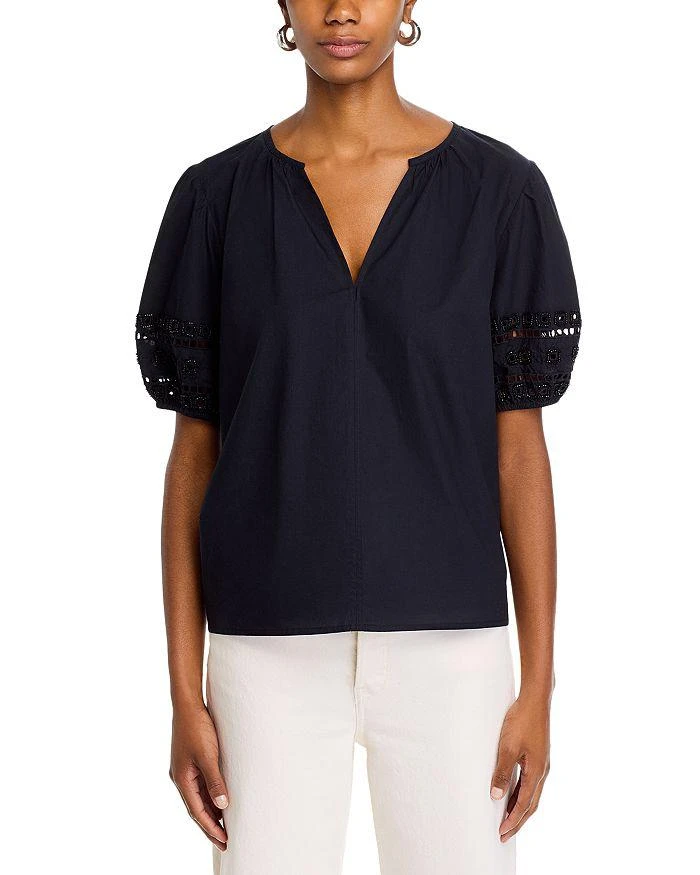 Velvet by Graham & Spencer Martha Puff Sleeve Top 6