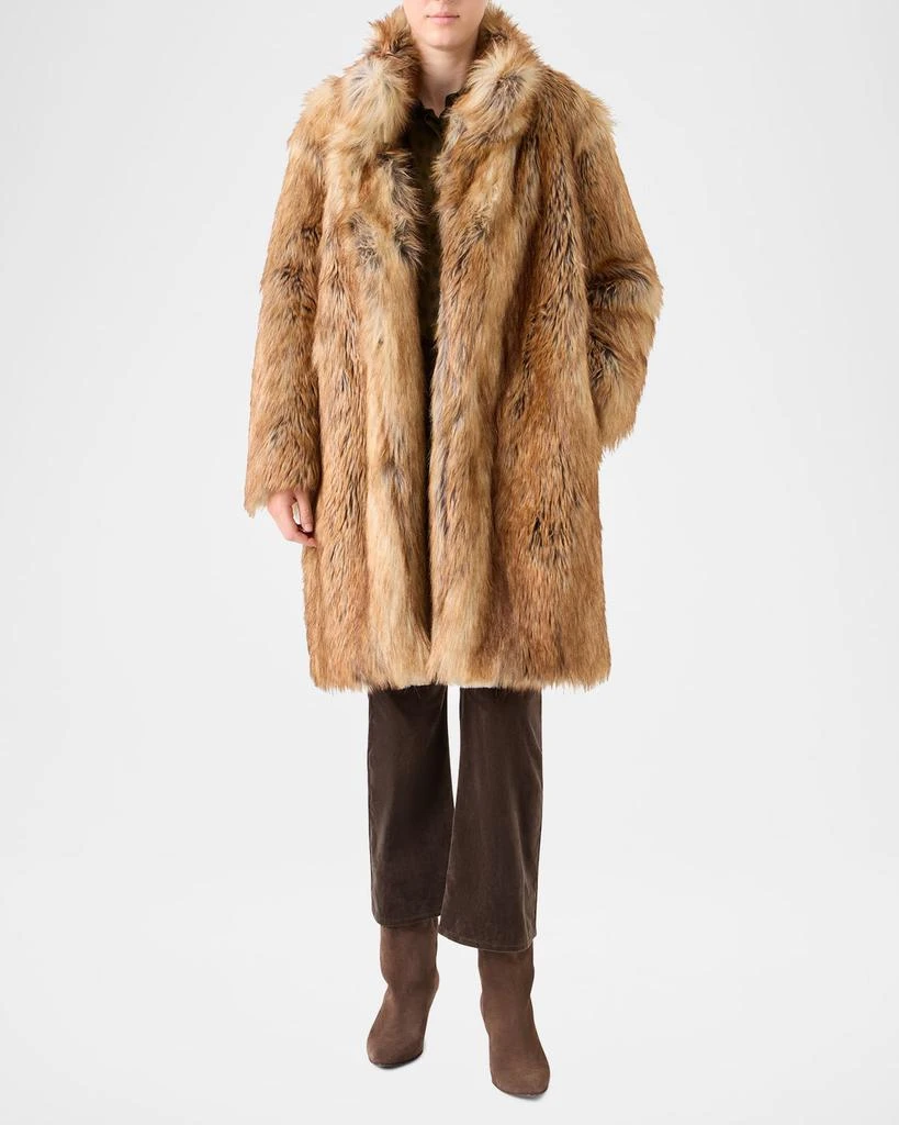 Akris Faux-Fur Coat 2