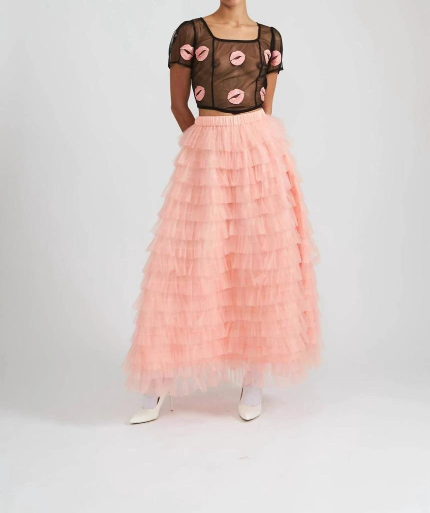BATSHEVA Batsheva - Shirt Sleeve Dirndl Top 3