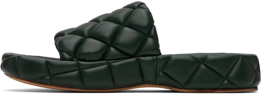 Bottega Veneta Khaki Padded Sandals 3
