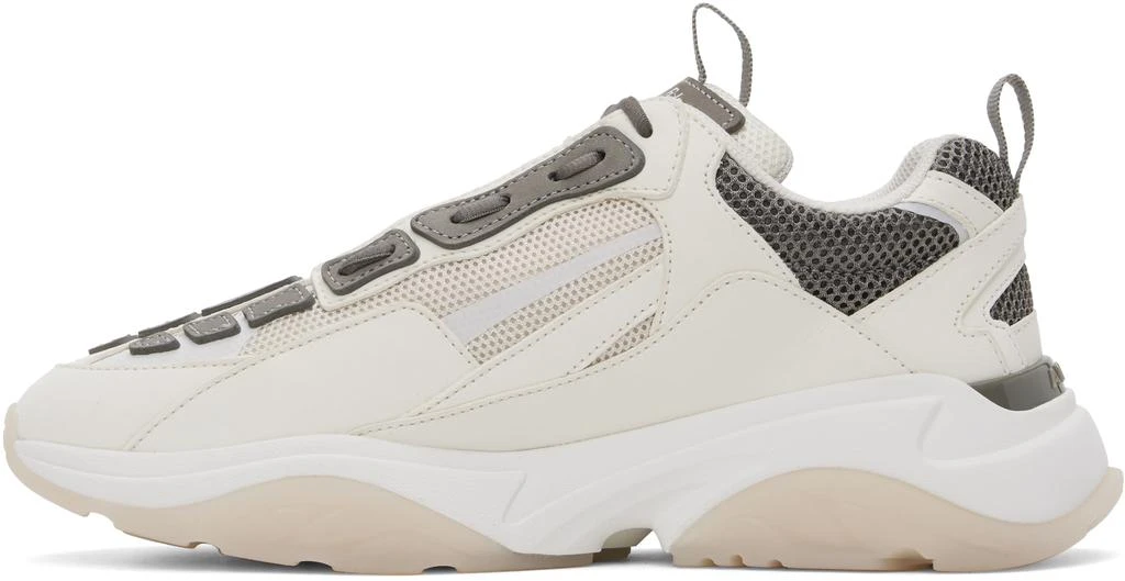 AMIRI White & Gray Bone Runner Sneakers 3