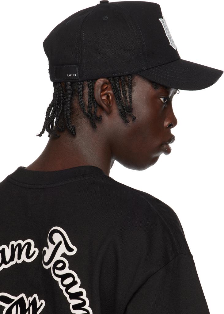 AMIRI Crystal MAキャップ　正規品 MA QUAD CRYSTAL CANVAS HAT - Black
