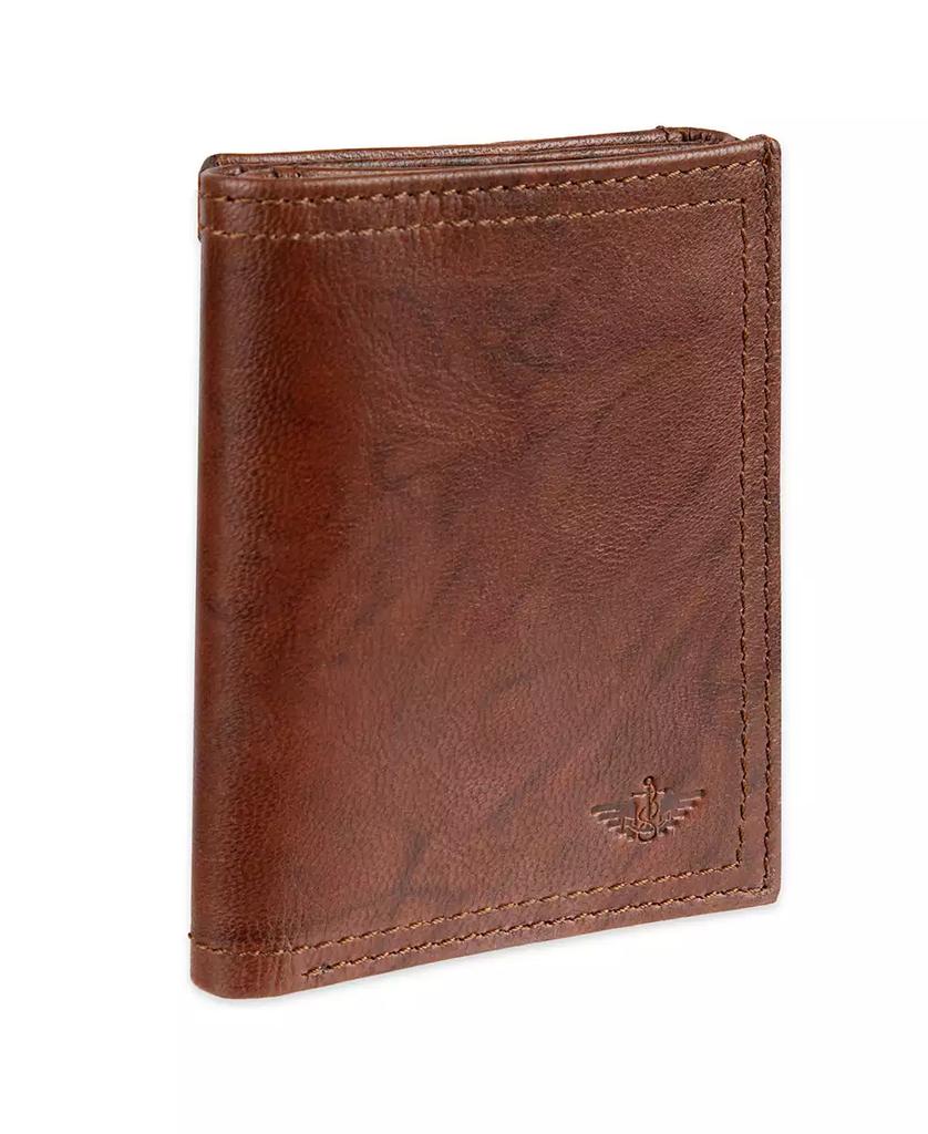 Dockers Men's RFID Crunch Leather Z-Fold Trifold Wallet