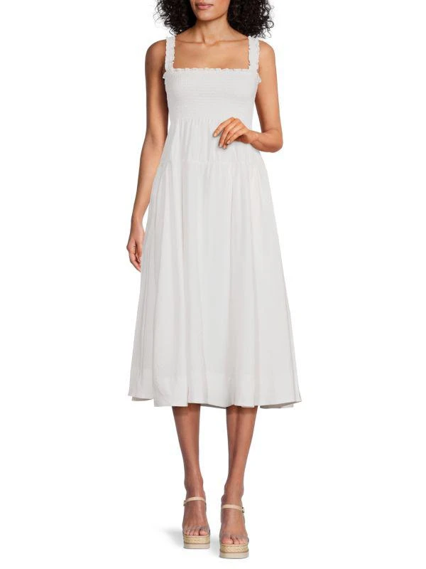 linen maxi dress india Loose Linen Maxi Dress from NikkaPlace main image 1