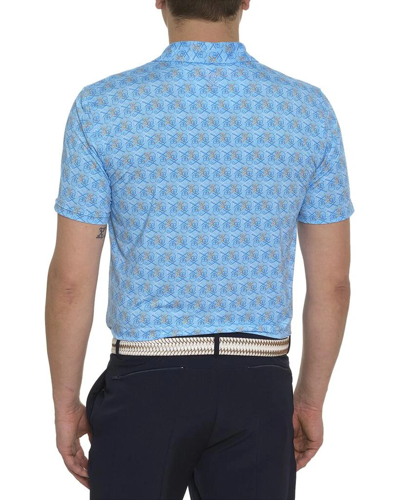 Robert Graham Iron Skull Knit Polo Shirt 2