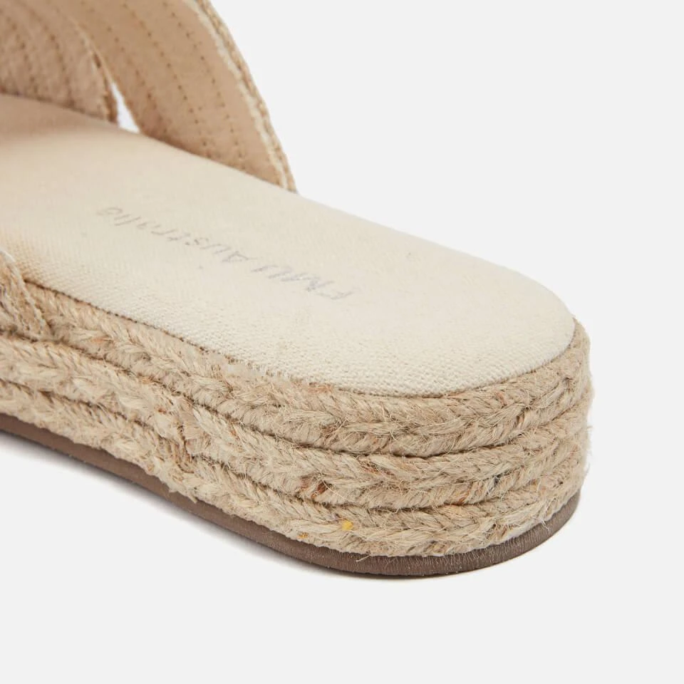 EMU Australia EMU AUSTRALIA WOMEN'S FERN JUTE FLATFORM SLIDES 4