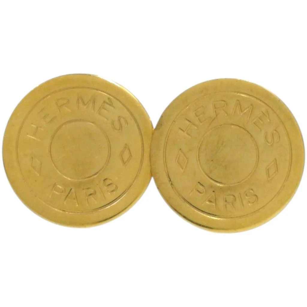 Hermes Metal Clip Earrings (Pre-Owned)