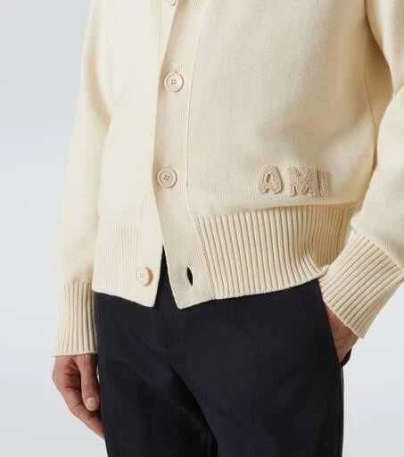 AMI Cotton and wool cardigan 5