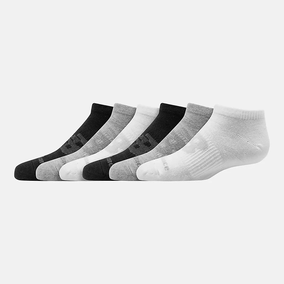New Balance Kids Flat Knit No Show Socks 6 Pack 1
