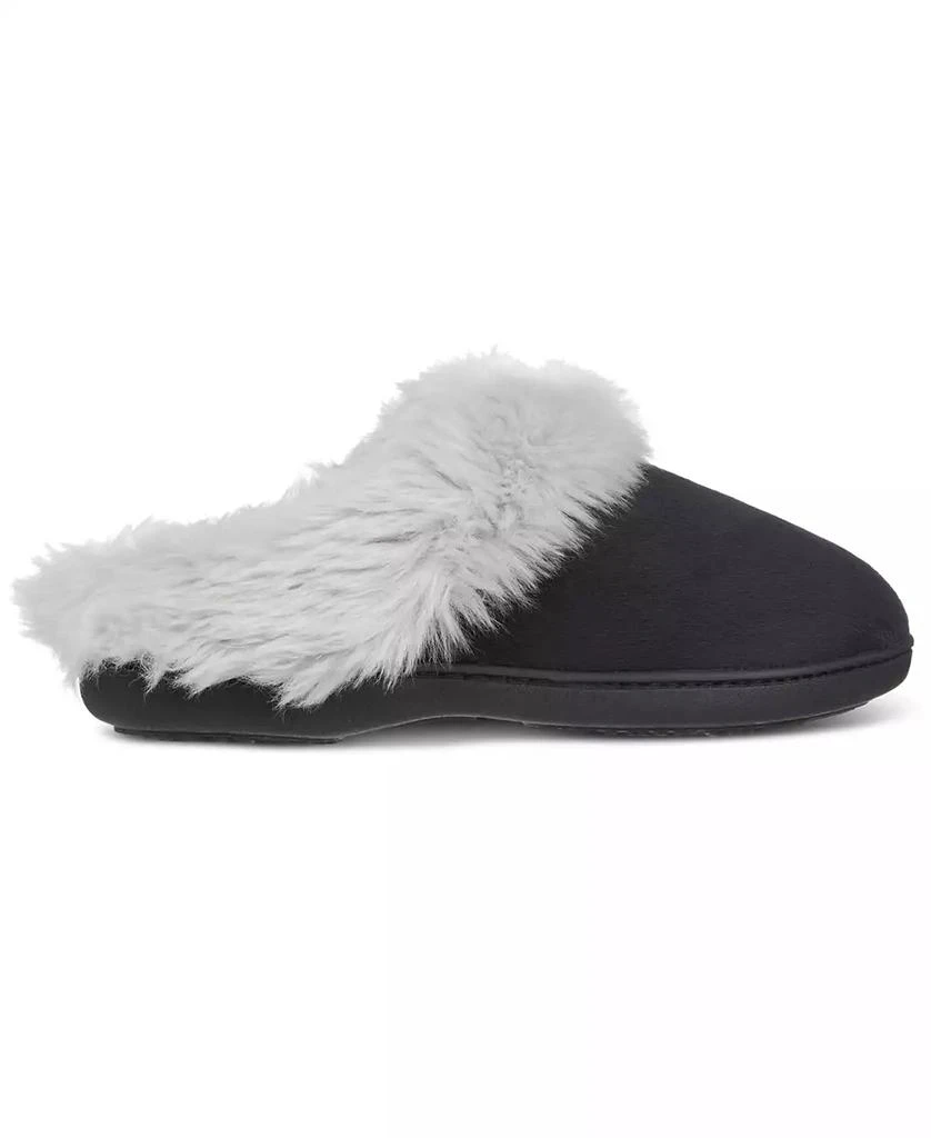 Isotoner Signature Women's Velour Valerie Comfort Hoodback Slippers 6