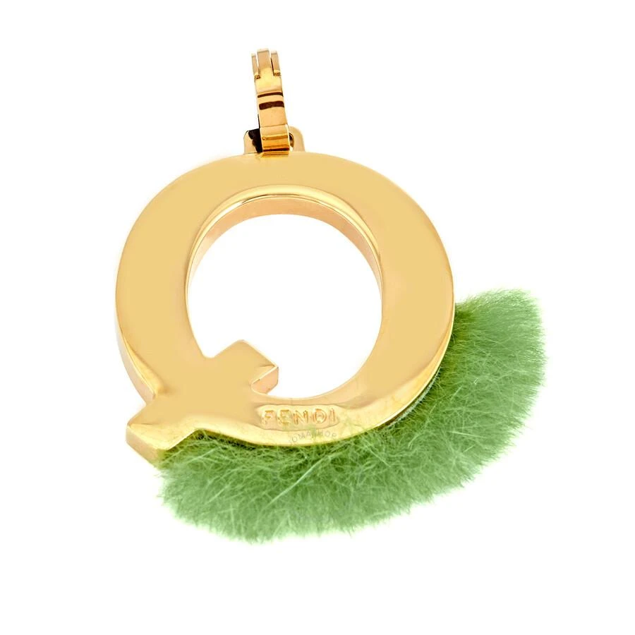 Fendi Gold Ladies Bag Charms Letter Q 2