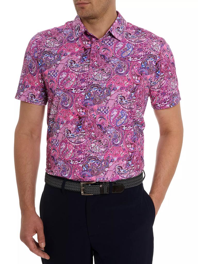 Robert Graham Paisley Polo Shirt