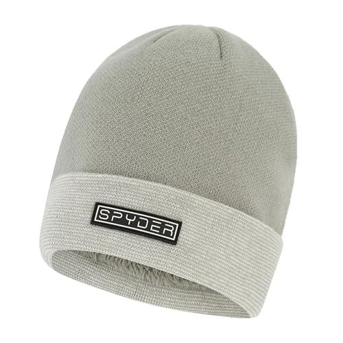 Spyder Spyder Men
s Fur Lined Rib Knit Cuff Beanie