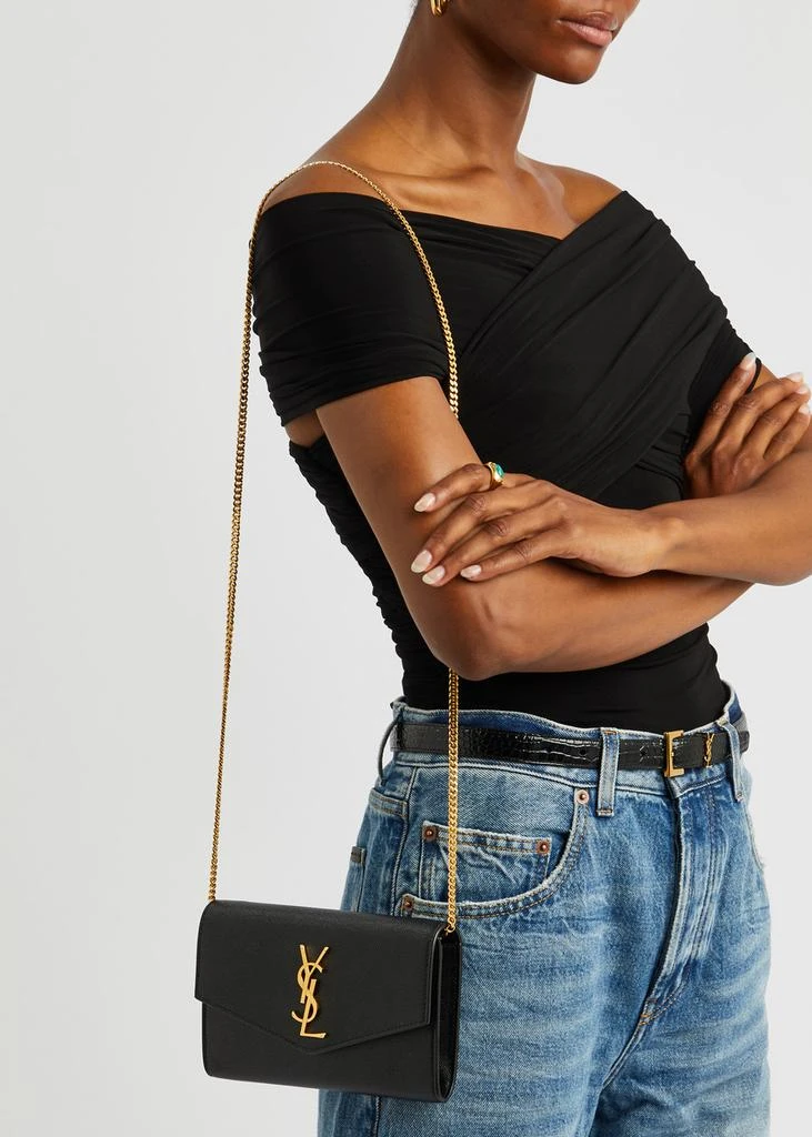 Yves Saint Laurent Envelope leather pouch 5