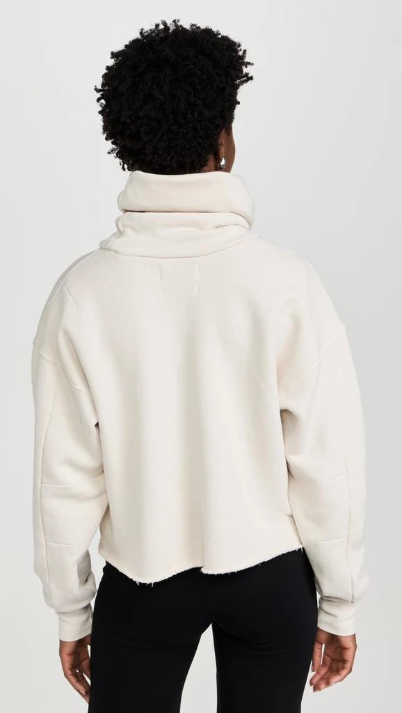 Les Tien Corey Crop Cowl Neck Sweatshirt 2