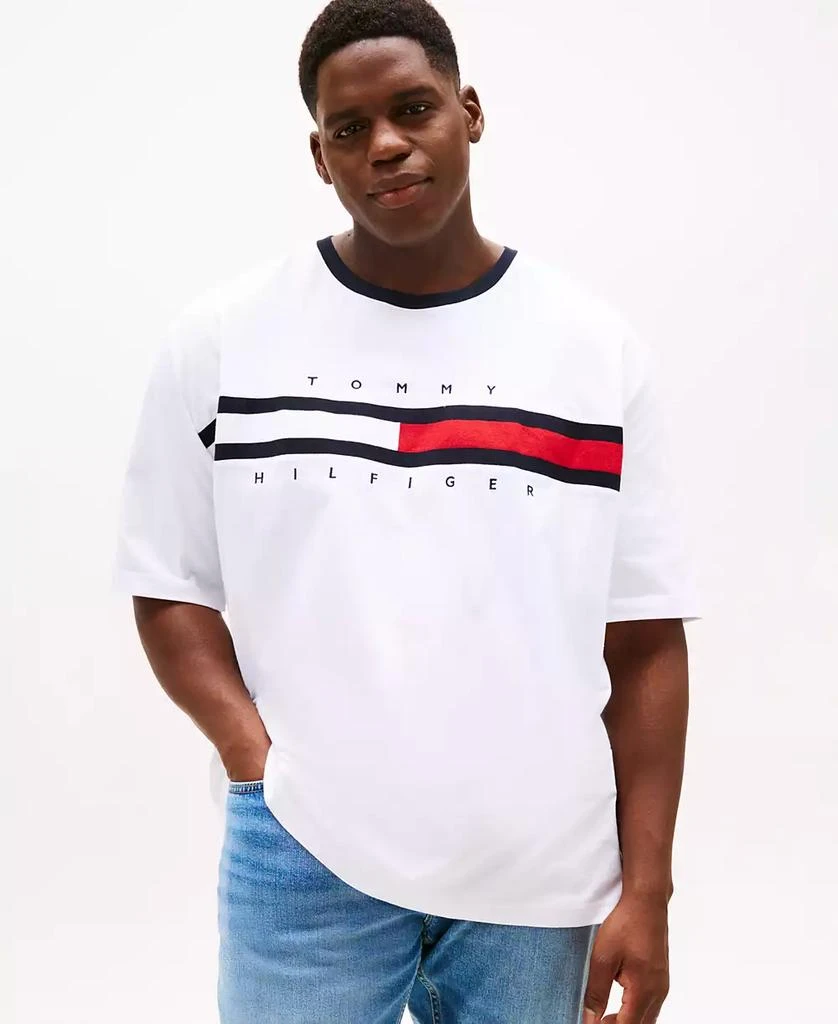 Tommy Hilfiger Men's Big & Tall Tino Logo Short Sleeve T-Shirt 1