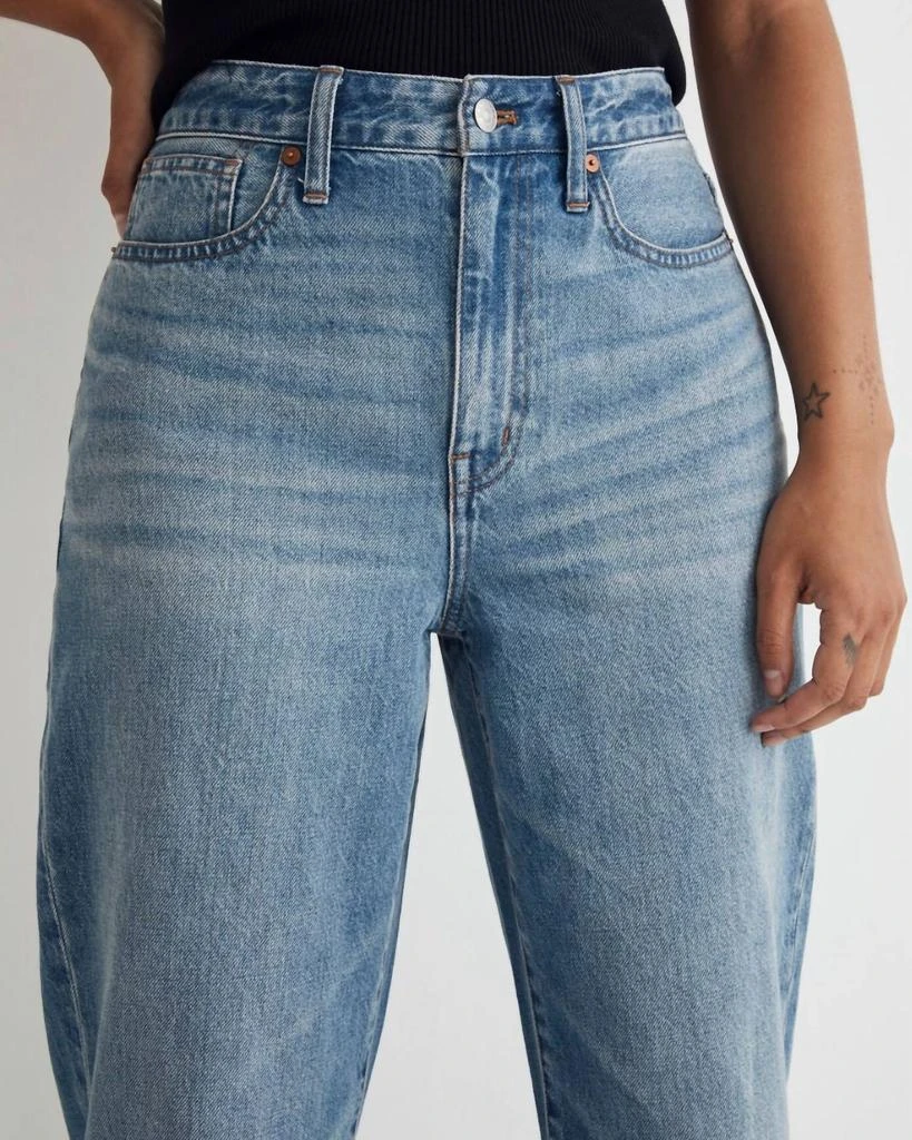 Madewell Madewell - Curvy Baggy Straight Jeans 4