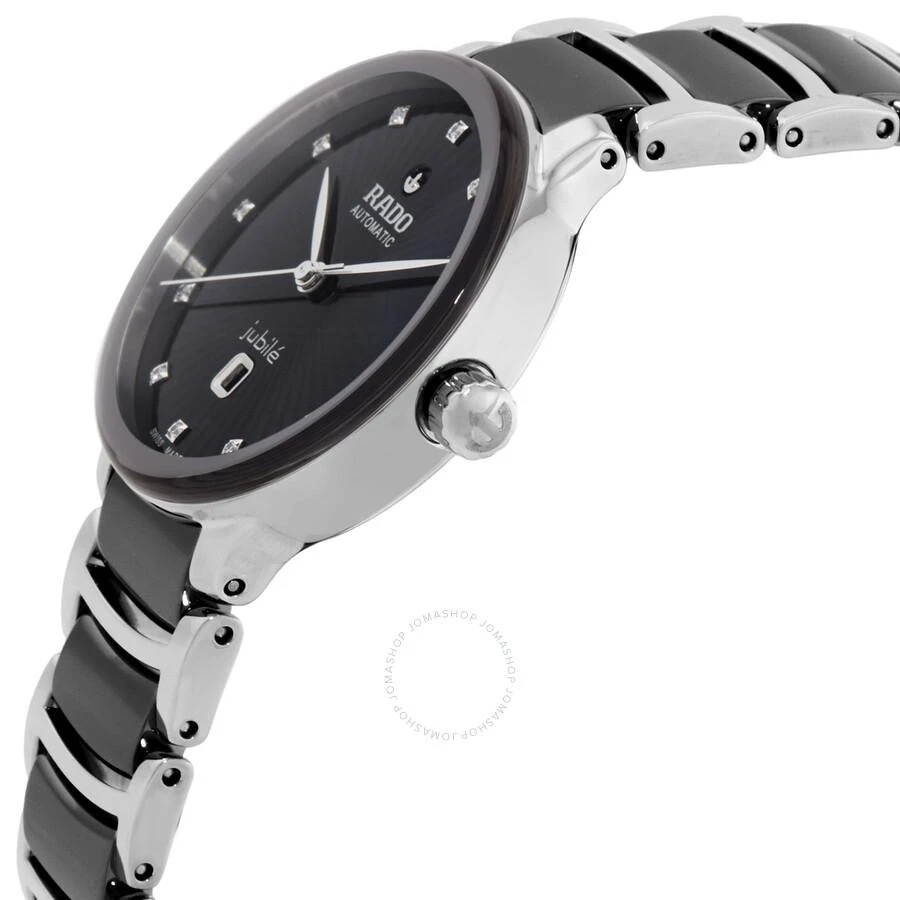 Rado Centrix Automatic Diamond Black Dial Ladies Watch R30020742 2