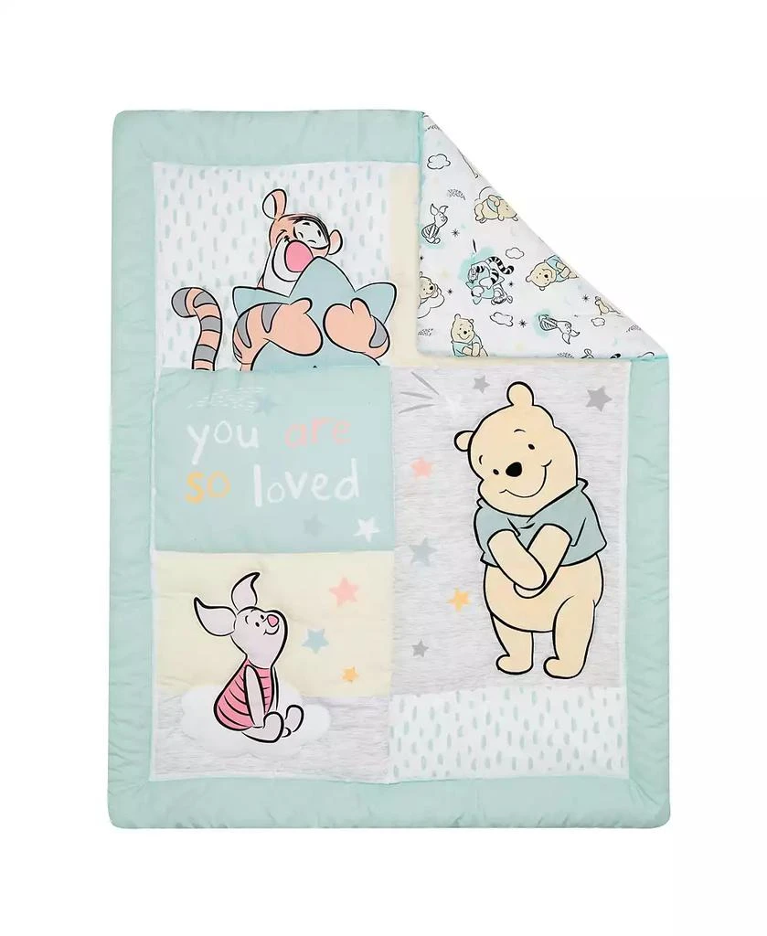 Lambs 
Ivy Baby Disney Winnie the Pooh Hugs 3-Piece Nursery Crib Bedding Set 3