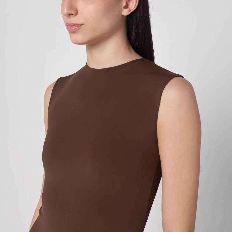 Entire Studios Long brown dress in nylon blend 5