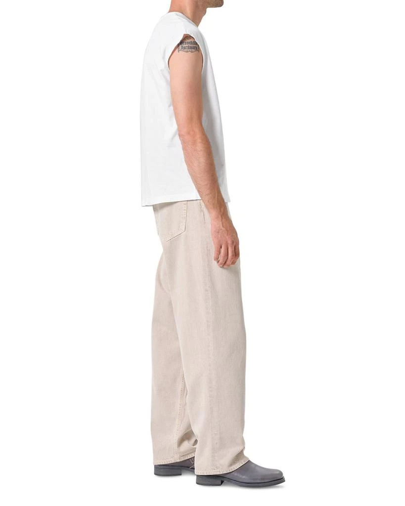 AGOLDE Fusion Relaxed Fit Wide Leg Jeans in Scone Tan 4