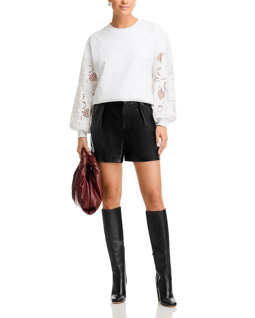 Cinq à Sept Embroidered Paisley Pullover Sweatshirt 2