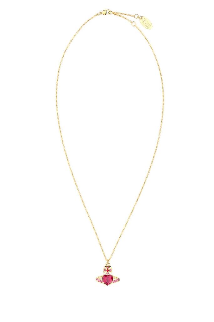 ★Vivienne Westwood★ Vivienne Westwood Heart ORB Petra Pend Vivienne Westwood Petra Heart Shell Necklace Pendant Silver
