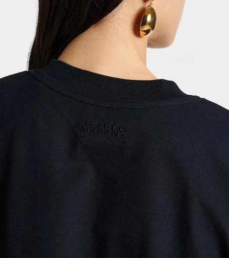 Isabel Marant Zaely cropped cotton jersey T-shirt 6