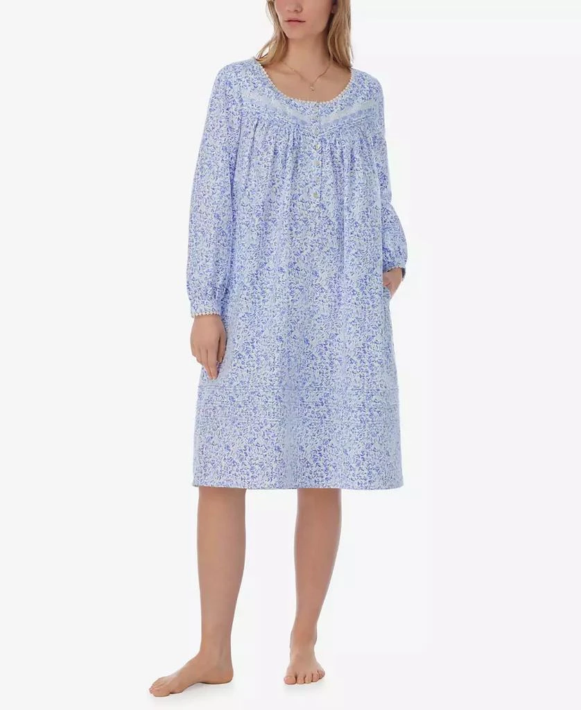 Eileen West Women's Cotton Lace-Trim Waltz Nightgown 3