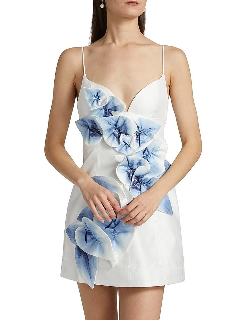 Acler Bilbo Floral Appliqué Minidress 3